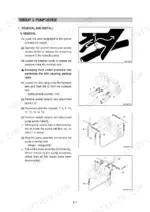 hyundai-r360lc-7a-hydraulic-excavator-service-manual-procedures-379.webp Hyundai R360LC-7A pump device removal and installation procedure with hydraulic suction tube and pilot line hose diagrams.