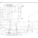 Hyundai R360LC-7A electrical circuit wiring diagram showing fuse box, cabin harness, console connections, and CPU controller.