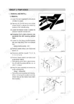 hyundai-r370lc-7-crawler-excavator-service-manual-procedures-343.webp Hyundai R370LC-7 hydraulic pump device removal and installation procedure with component diagrams and hose connection steps.