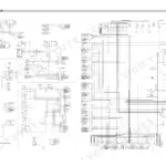 Hyundai R370LC-7 electrical circuit wiring diagram showing harness connections, fuse box, and CPU controller pinouts.