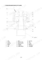 hyundai-r55-3-hydraulic-excavator-service-manual-procedures-64.webp Hyundai R55-3, ROBEX 55-3 exploded view diagram of the reduction gear SG015E with numbered component parts list.
