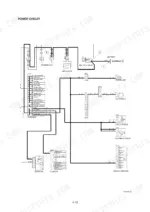hyundai-r55-7a-crawler-excavator-shop-manual-wiring-116.webp Hyundai R55-7A, ROBEX power circuit wiring diagram showing battery, master switch, fuse box, and electrical components.