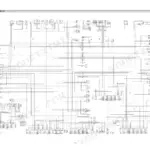 Hyundai R55-9 electrical circuit wiring diagram showing harness connections, relays, and controller pinouts.
