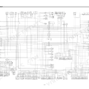 Hyundai R55-9 electrical circuit wiring diagram showing harness connections, relays, and controller pinouts.