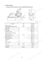 Hyundai R55W-7A excavator specifications table with dimensional diagrams for boom, arm, and machine operating weight.