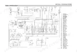 Hyundai R55W-9 hydraulic circuit diagram showing main pump, control valves, cylinders, and component legend for the system.