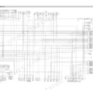 Hyundai R55W-9 electrical circuit wiring diagram showing cabin harness, fuse box, and component connections.