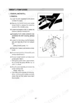 hyundai-r80-7a-crawler-excavator-shop-manual-procedures-268.webp Hyundai R80-7A hydraulic pump device removal and installation procedure with exploded view diagram of pump hoses and connectors.