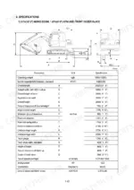 hyundai-r80-7a-crawler-excavator-shop-manual-specs-12.webp Hyundai R80-7A excavator dimensions diagram and technical specifications table for mono boom, arm, and dozer blade configuration.