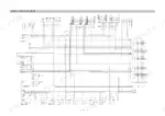 Hyundai R95W-3 electrical circuit wiring diagram showing connectors, fuse box, and frame harness pinout tables.