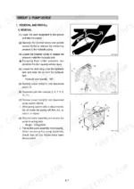 hyundai-robex-210lc-7h-crawler-excavator-shop-manual-procedures-345.webp Hyundai ROBEX 210LC-7H pump device removal and installation procedure with hydraulic pump component diagrams.
