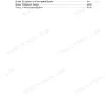 Hyundai ROBEX 210LC-7H Section 6 Troubleshooting table of contents for hydraulic, electrical, and mechatronics systems.