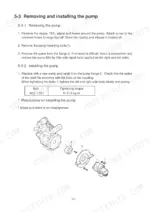 hyundai-robex-22-7-crawler-excavator-service-manual-procedures-40.webp Hyundai Robex 22-7 hydraulic pump removal and installation procedure with torque table and exploded view diagram.