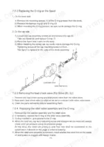 hyundai-robex-35-7-crawler-excavator-service-manual-procedures-64.webp Hyundai Robex 35-7 procedure for replacing spool O-rings, load check valves, and relief valve assemblies with exploded view diagram.