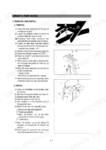 Hyundai ROBEX 130LC-3, ROBEX 130LCM-3 hydraulic pump device removal and installation procedure diagrams and instructions.