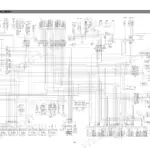 Hyundai ROBEX 130LC-3, ROBEX 130LCM-3 electrical circuit wiring diagram showing fuse box, CPU controller, and component connections.