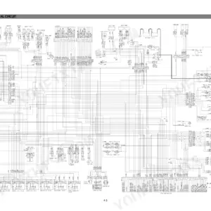 Hyundai ROBEX 130LC-3, ROBEX 130LCM-3 electrical circuit wiring diagram showing fuse box, CPU controller, and component connections.