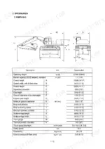 hyundai-robex-to-290nlc-3-crawler-excavator-service-manual-specs-18.webp Hyundai R290LC-3, R290NLC-3, R290-3 excavator dimensions diagram and technical specifications table.