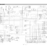 Hyundai ROBEX 320-3, 320LC-3, 320NLC-3 electrical circuit wiring diagram showing fuse box, battery, and CPU controller.