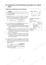 Hyundai Robex36N-7 engine valve clearance adjustment procedure, cylinder head bolt torque, and timing mark diagrams.
