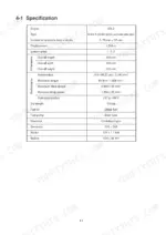 Hyundai Robex36N-7 engine specification table for S3L2 engine including dimensions, performance, and electrical component data.
