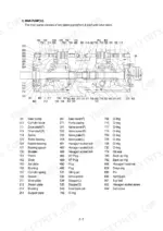 hyundai-robex450-3-robex450lc-3-hydraulic-excavator-service-manual-exploded-view-41.webp Hyundai R450LC-3, R450-3 main pump exploded view diagram and parts list with component labels.