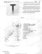 john-deere-110-112-lawn-and-garden-tractor-service-manual-exploded-view-33.webp John Deere 110, 112 exploded view of Kohler engine cylinder head, valves, and breather assembly with parts list.