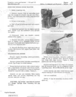 john-deere-110-112-lawn-and-garden-tractor-service-manual-procedures-45.webp John Deere 110, 112 engine removal and disassembly procedures, showing flywheel and ridge reamer removal diagrams.
