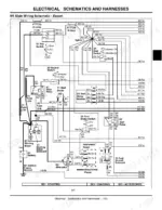john-deere-2030-utility-vehicle-technical-manual-tm1944-wiring-135.webp John Deere ProGator 2030 W1 main electrical wiring schematic showing starting, charging, and accessory circuits.