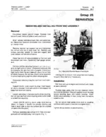 john-deere-301-401-tractors-and-loaders-technical-manual-tm-1034-procedures-23.webp John Deere JD301, JD401 service manual procedure for removing and installing the front end assembly.