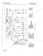 john-deere-301-401-tractors-and-loaders-technical-manual-tm-1034-wiring-94.webp John Deere JD301, JD401 electrical system wiring diagram showing battery, starter motor, solenoid, and key switch connections.