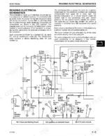 john-deere-355d-lawn-and-garden-tractor-technical-manual-tm1771-wiring-99.webp John Deere 355D electrical schematic showing key switch, start relay, fuel shut-off solenoid, ignition coils, and spark plugs.