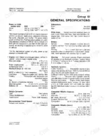 john-deere-646b-compactor-technical-manual-tm-1116-specs-17.webp John Deere 646B, JD646-B technical manual page showing general specifications for engine, hydraulics, brakes, and compactor wheels.