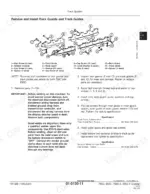 john-deere-750c-850c-crawler-dozer-repair-manual-tm1589-procedures-85.webp John Deere 750C, 850C exploded view diagram and removal procedure for track system rock guards and track guides.