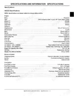 john-deere-777-797-max-frame-z-trak-mower-technical-manual-tm2077-specs-13.webp John Deere 777, 797 technical manual page showing engine, electrical, and fuel system specifications table.