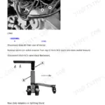 John Deere 8100T, 8200T, 8300T, 8400T, 8110T, 8210T, 8310T, 8410T drive system lines removal and rear dolly adapter splitting stand.