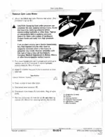 john-deere-9540-9680-wts-cws-combine-repair-manual-cam-lobe-motor-387.webp John Deere 9540 WTS-9680 WTS/CWS: Procedure to remove cam lobe motor, including hydraulic hose and steering cylinder diagrams.