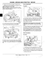 john-deere-gt225-to-gt245-garden-tractors-technical-manual-tm1756-wiring-100.webp John Deere GT225, GT235, GT235E, GT245 Briggs and Stratton engine valve guide reaming and valve installation procedures.