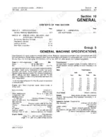 john-deere-jd302-a-loader-and-backhoe-loader-technical-manual-tm-1090-specs-11.webp John Deere JD302-A general machine specifications table including engine, transmission, travel speeds, and hydraulic system data.