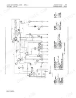 john-deere-jd302-a-loader-and-backhoe-loader-technical-manual-tm-1090-wiring-449.webp John Deere JD302-A electrical system schematic showing wiring diagram, component legend, and wire color codes.