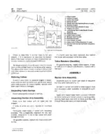 john-deere-jd310-loader-backhoe-technical-manual-tm-1036-exploded-view-36.webp John Deere JD310 exploded view diagram of rocker arm assembly, valve components, and cylinder head inspection procedures.