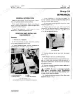 john-deere-jd310-loader-backhoe-technical-manual-tm-1036-procedures-21.webp John Deere JD310 service manual procedure for removing and installing the 9405 backhoe, including mounting pin and tie bar diagrams.