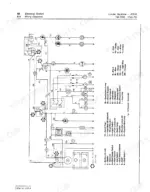 john-deere-jd310-loader-backhoe-technical-manual-tm-1036-wiring-92.webp John Deere JD310 electrical system wiring diagram showing battery, starter, alternator, and component legend.
