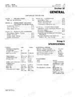 john-deere-jd544-jd544-a-loader-technical-manual-tm-1002-specs-7.webp John Deere JD544 / 544-A service manual section 10 table of contents and engine, electrical, and transmission specifications.