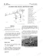 john-deere-jd760-series-a-scraper-technical-manual-tm-1018-exploded-view-36.webp John Deere JD760 Series-A exploded view of cylinder head, valves, rocker arms, and valve seat installation procedure.