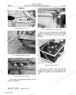 john-deere-jd760-tractor-service-manual-procedures-66.webp John Deere JD760 service manual page showing radiator, engine block, oil cooler drain plugs, brake bleed screw, and battery removal.
