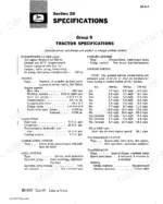 john-deere-jd760-tractor-service-manual-specs-19.webp John Deere JD760 tractor specifications table including engine, ground speeds, capacities, fuel, and transmission data.