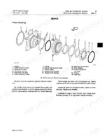 john-deere-jd770-motor-grader-technical-manual-tm-1123-exploded-view-71.webp John Deere JD770 exploded view diagram of the final drive and pivot housing assembly with numbered parts list and cleaning instructions.