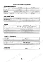 kobelco-sk15msr-sk16msr-hydraulic-excavator-shop-manual-s5pf0002e-specs-20.webp Kobelco SK15MSR, SK16MSR technical specifications table for engine, hydraulic components, speed, and side digging performance.