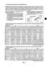 kobelco-sk16-sk17-hydraulic-excavator-shop-manual-torque-53.webp Kobelco SK16, SK17 torque specification tables for metric coarse and fine thread capscrews and nuts with bolt classification diagram.